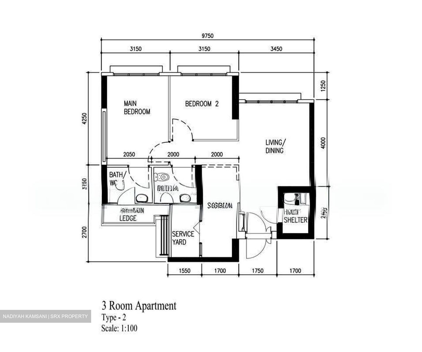 Blk 327C Punggol Vue (Punggol), HDB 3 Rooms #635492611